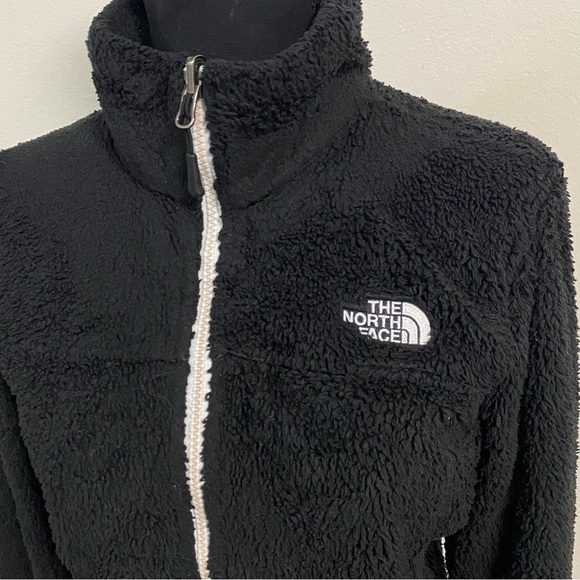 The North Face Jacket Women's Medium Black Osito Shaggy Fleece Full Zip Jacket - Picture 3 of 13